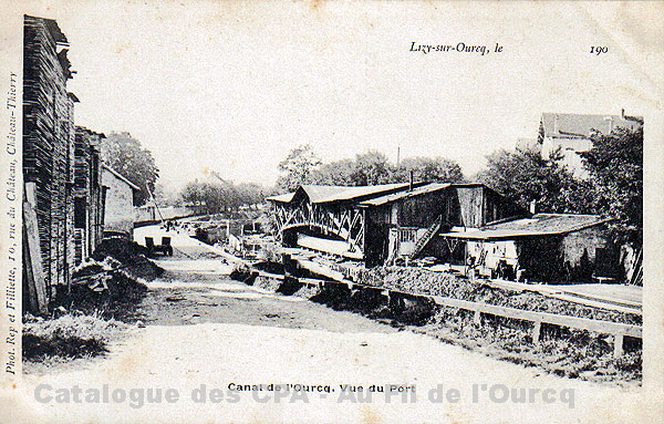 Canal de l'Ourcq. Vue du Port